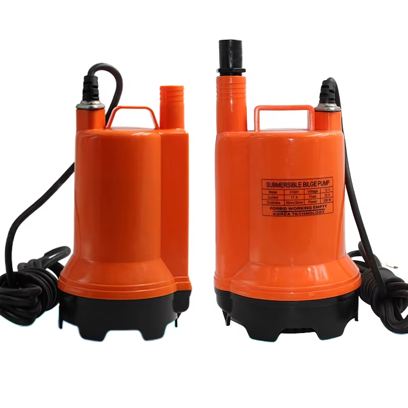 Fishing Boat Bilge Pump - Морской погружной сливной насос 12В/24В постоянного