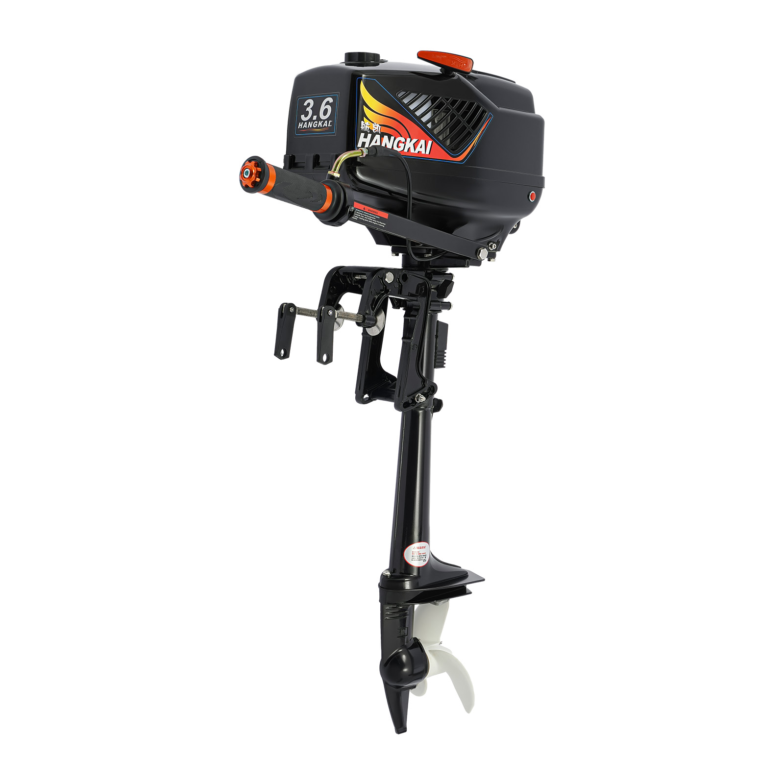 Fishing Boat Outboard Motor - Подвесной лодочный мотор, бензиновый, 2-тактный, 3.6
