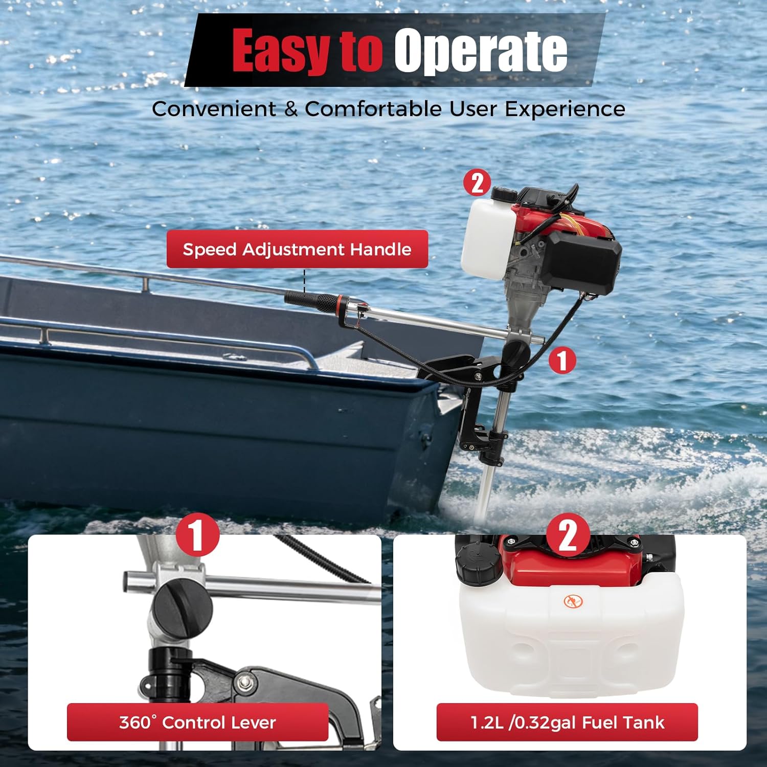 Подвесной лодочный мотор 4 л.с – обзор и цена Fishing Boat Outboard Motor