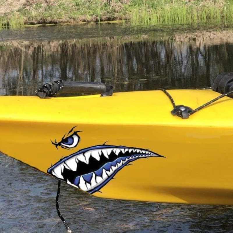 2 шт., наклейки на лодку с зуб – обзор и цена Fishing Boat Trailer